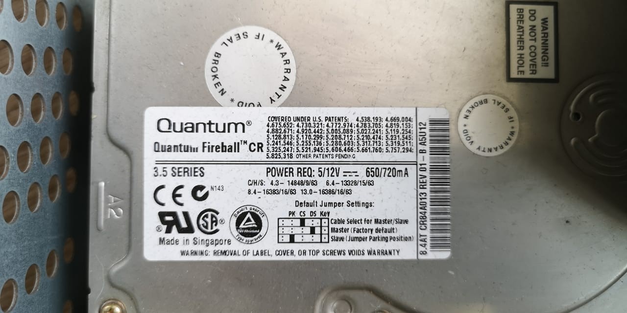 HDD Quantum Fireball